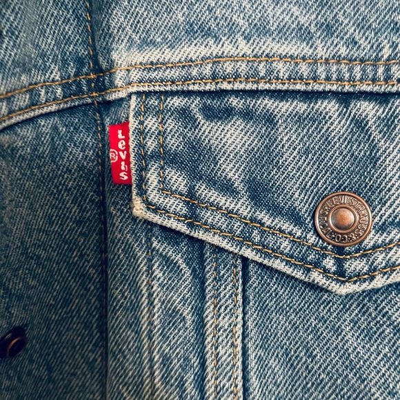 Levi Strauss Sherpa Lined Denim Jacket - Picture 6 of 7